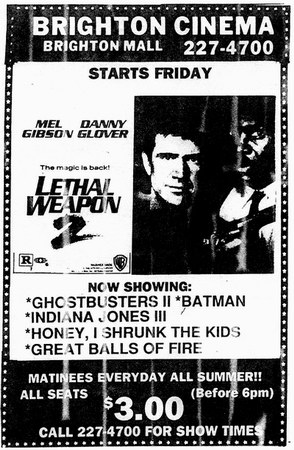 Brighton Cinemas 9 - Old Newspaper Ad From Brighton Argus